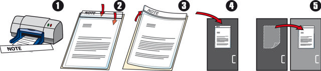 Self-adhesive Signage Pockets with Header, Repositionable, A3