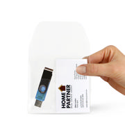 Self-adhesive USB Business Card Pocket