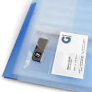 Self-adhesive USB Business Card Pocket