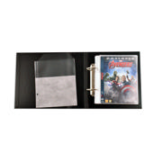DVD Bundle, 50 Double DVD Sleeves with Felt, 2 DVD Binders