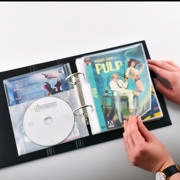 DVD Bundle, 50 Double DVD Sleeves with Felt, 2 DVD Binders