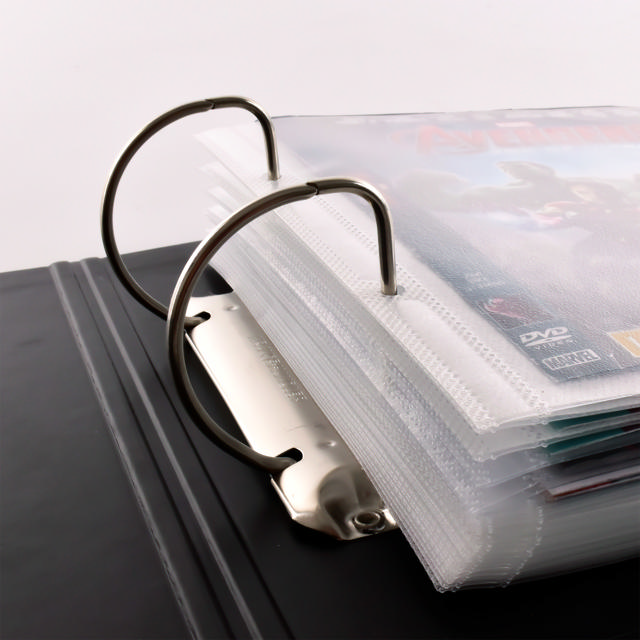 Single / Double DVD Sleeves with Felt & Binder Holes