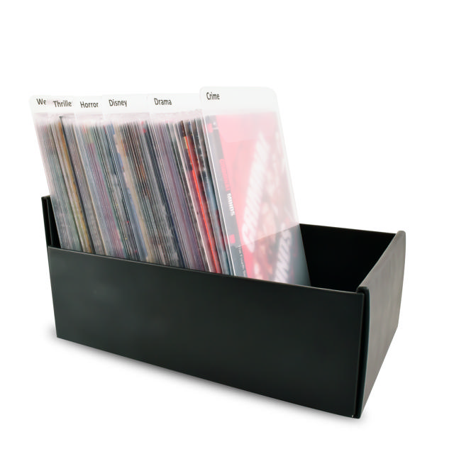DVD Dividers with Labels with Pre-printed Film Genres