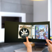 Single / Double Blu-Ray Sleeves with Felt & Binder Holes