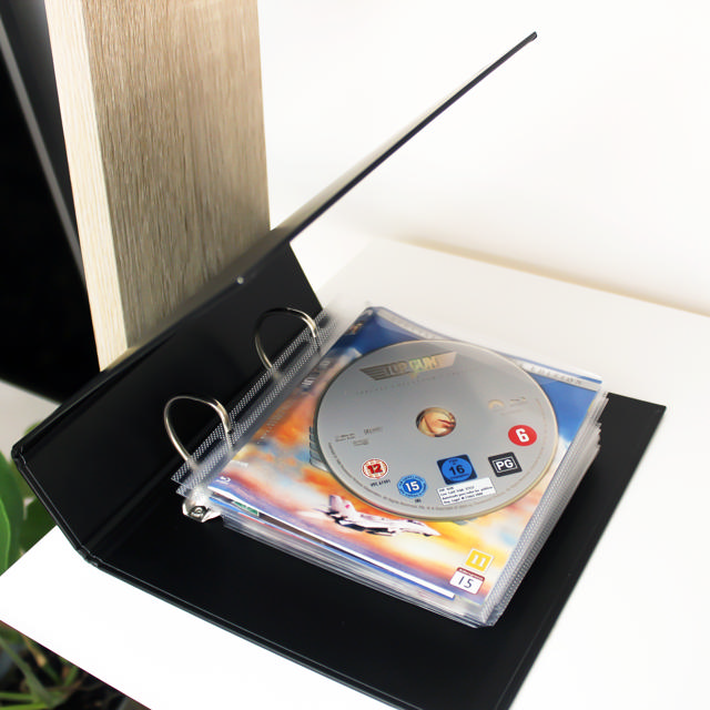 Single / Double Blu-Ray Sleeves with Felt & Binder Holes