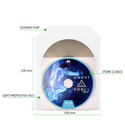 Single / Double Blu-Ray Sleeves with Felt