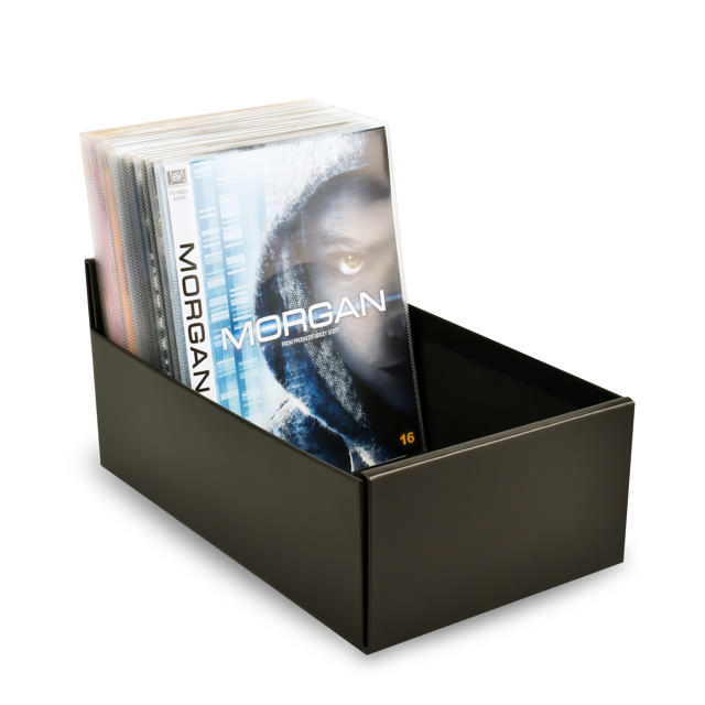 Storage Box for DVD, CD and Blu-Ray Sleeves