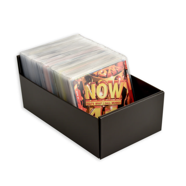 Storage Box for DVD, CD and Blu-Ray Sleeves