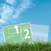 Self-adhesive Biodegradable Business Card Pocket, Permanent, 95 x 60 mm