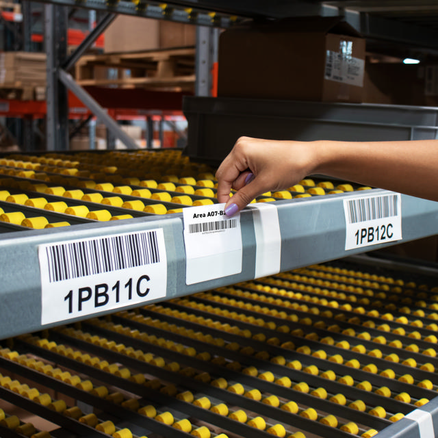 Magnetic Label Holder, 60 x 95 mm, Long Side Opening