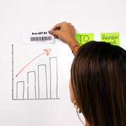 Magnetic Label Holder, 55 x 102 mm, without Inserts