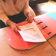 Smartfolder Perforated Folder, with Tab, A4