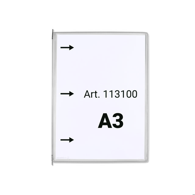 Tarifold Pivoting Pocket, A3, Portrait, Left Side Loading