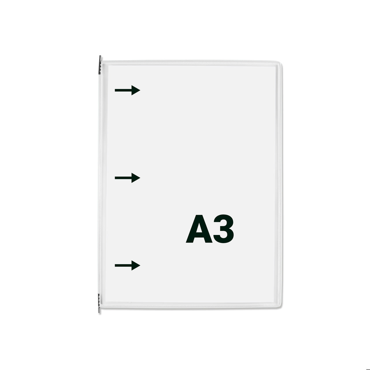 Tarifold Pivoting Pocket, A3, Portrait, Left Side Loading