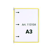 Tarifold Pivoting Pocket, A3, Portrait, Left Side Loading