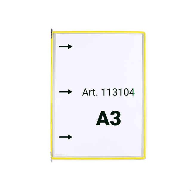Tarifold Pivoting Pocket, A3, Portrait, Left Side Loading