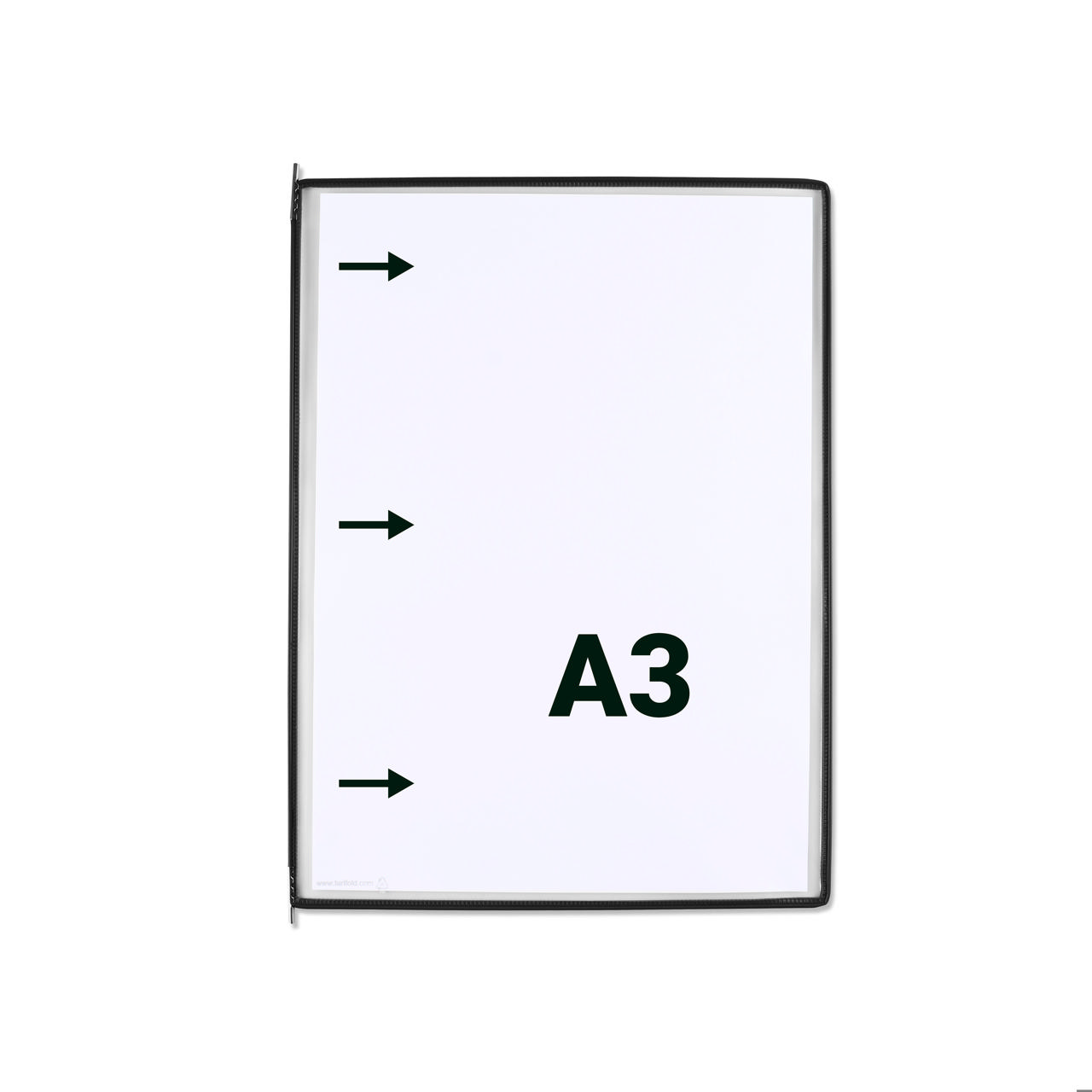 Tarifold Pivoting Pocket, A3, Portrait, Left Side Loading