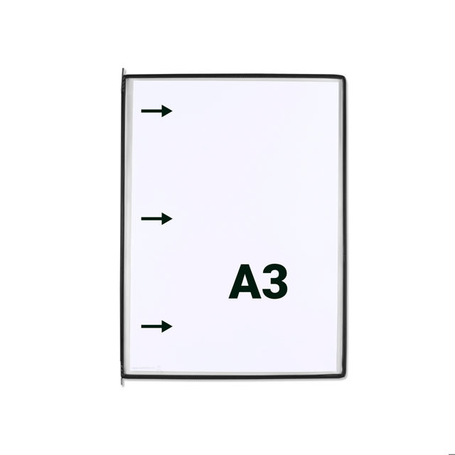 Tarifold Pivoting Pocket, A3, Portrait, Left Side Loading