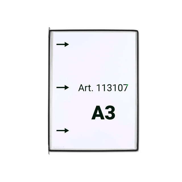 Tarifold Pivoting Pocket, A3, Portrait, Left Side Loading