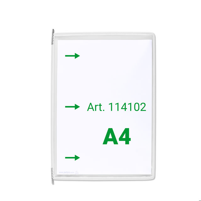 Tarifold Pivoting Pocket, A4, Portrait, Left Side Loading