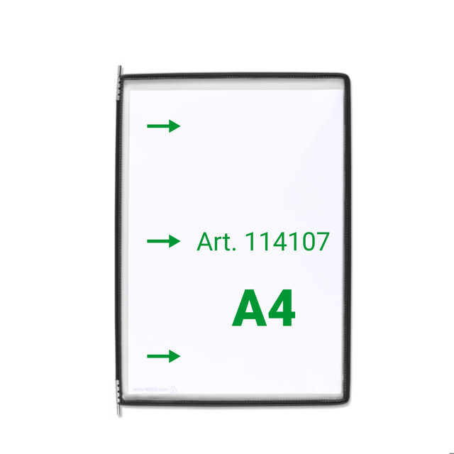 Tarifold Pivoting Pocket, A4, Portrait, Left Side Loading