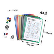 Tarifold Antimicrobial Pivoting Pocket, A4, Portrait