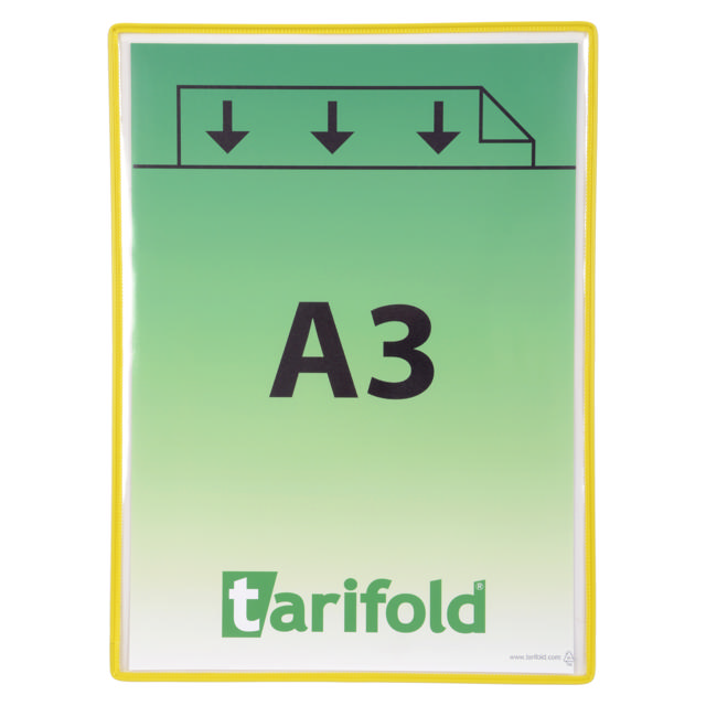 Tarifold Standard Pocket, without Pivots, A3