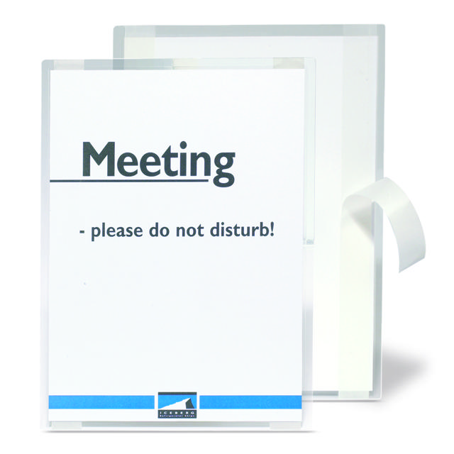 Self-laminating Sign, A4, Repositionable