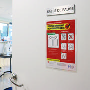 Self-laminating Sign, A4, Repositionable