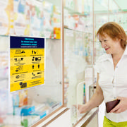Self-laminating Sign, A4, Repositionable