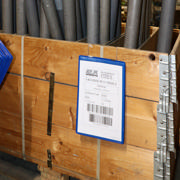 Hanging Reinforced Logistic ID Pocket, A4, Portrait, Side Loading