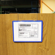 Hanging Reinforced Logistic ID Pocket, A4, Landscape, Side Loading