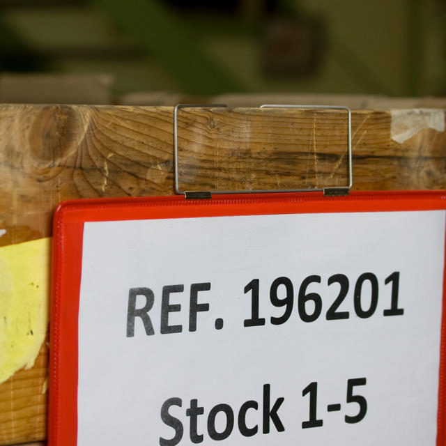 Hanging Reinforced Logistic ID Pocket, A4, Landscape, Side Loading