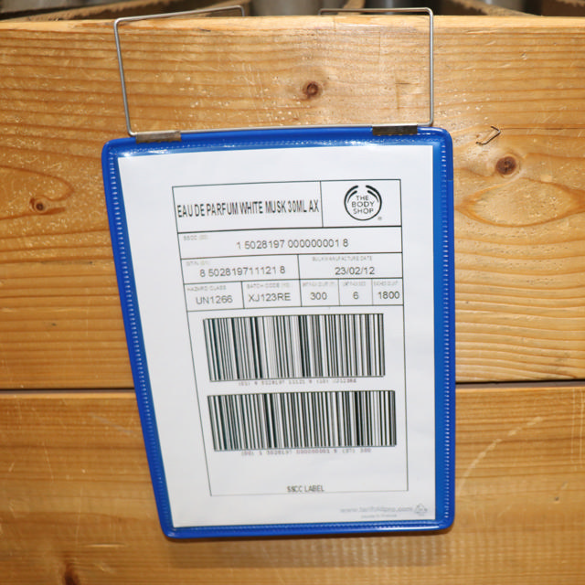 Hanging Reinforced Logistic ID Pocket, A5, Portrait, Side Loading