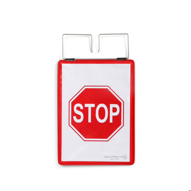 Hanging Reinforced Logistic ID Pocket, A5, Portrait, Side Loading