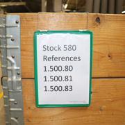 Hanging Reinforced Logistic ID Pocket, A5, Portrait, Side Loading