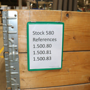 Hanging Reinforced Logistic ID Pocket, A5, Portrait, Side Loading