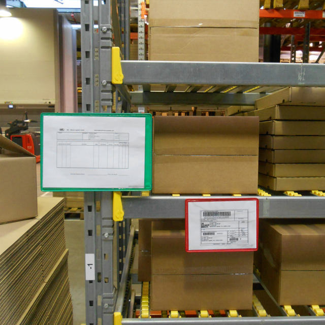 Magnetic Reinforced Logistic ID Pocket, A4, Landscape, Side Loading