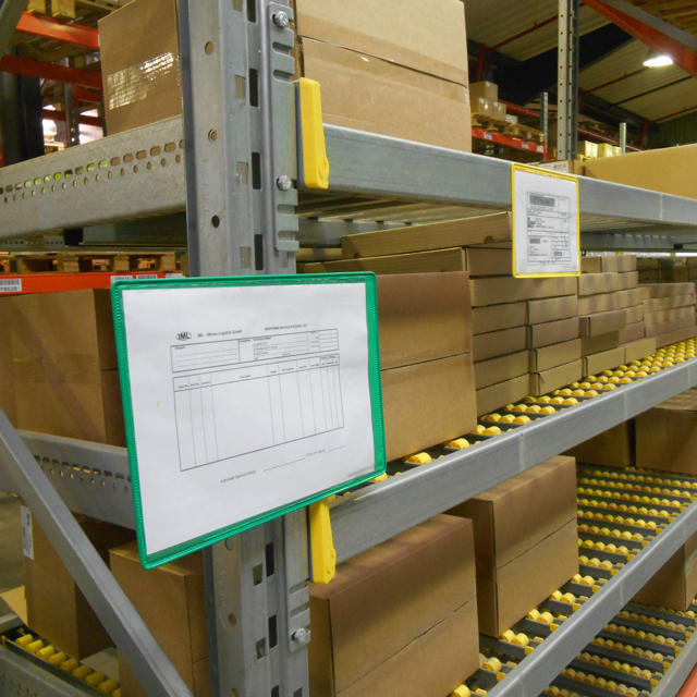Magnetic Reinforced Logistic ID Pocket, A4, Landscape, Side Loading