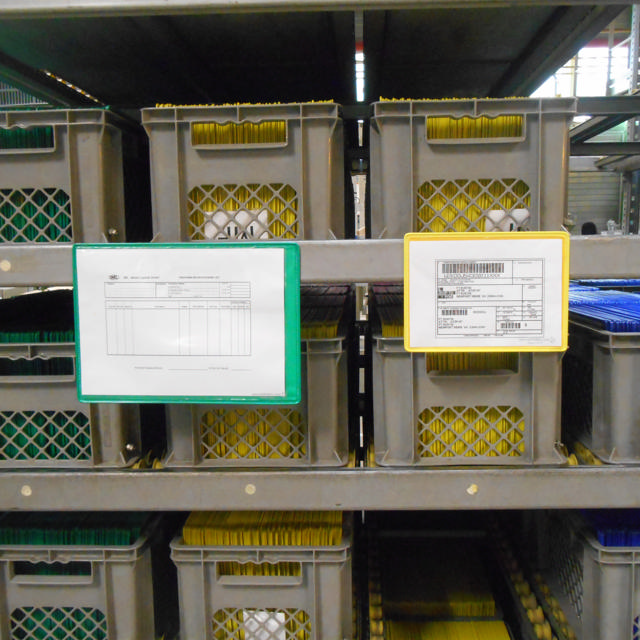 Magnetic Reinforced Logistic ID Pocket, A4, Landscape, Side Loading