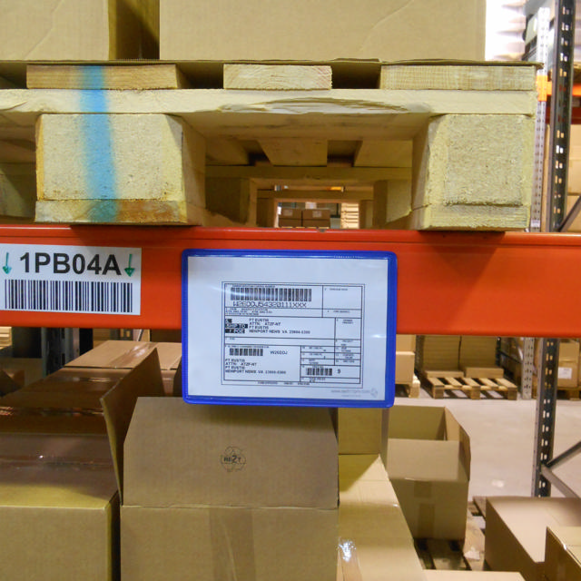 Magnetic Reinforced Logistic ID Pocket, A5, Landscape, Side Loading