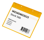 Magnetic Logistic ID Pocket, with Neodymiums and Flap, A4, Landscape