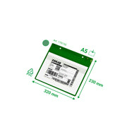 Magnetic Logistic ID Pocket, with Neodymiums and Flap, A5, Landscape