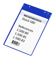 Magnetic Logistic ID Pocket, with Neodymiums and Flap, A4 XL, Portrait