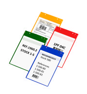 Magnetic Logistic ID Pocket, with Neodymiums and Flap, A4 XL, Portrait