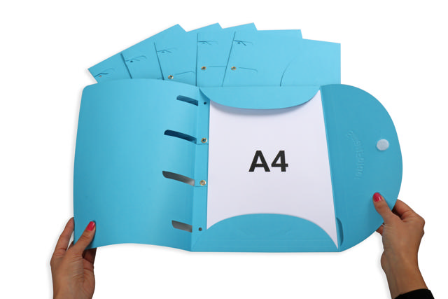 Smartfolder Perforated Folder, with Tab, A4