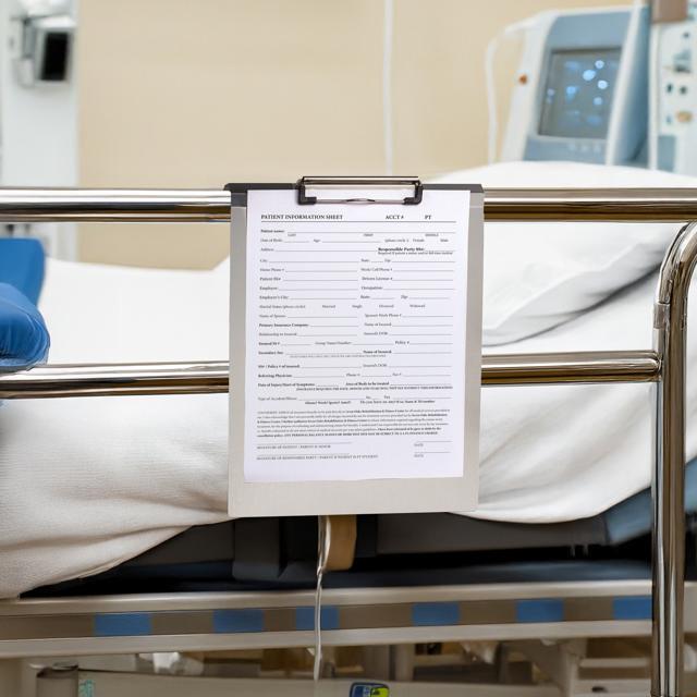 Hanging Clipboard, Aluminium, A4, Portrait