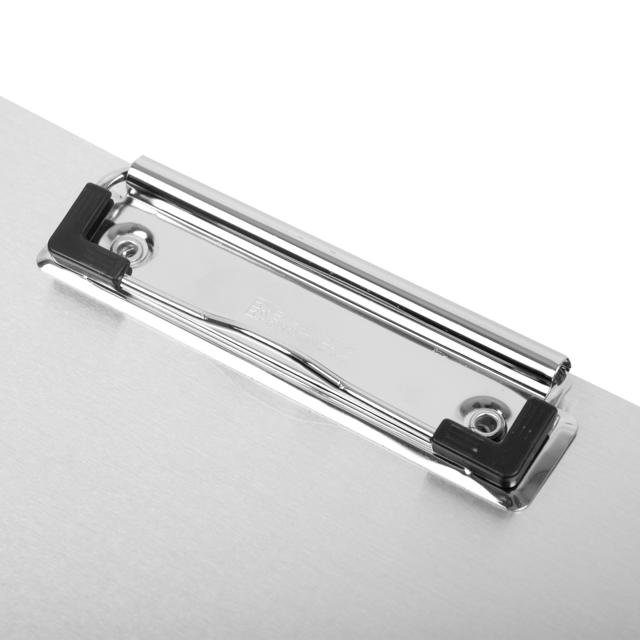 Clipboard with Flap, Aluminium, A4, Portrait