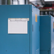 Magnetic 4-Ring Display Support, Aluminium, A4