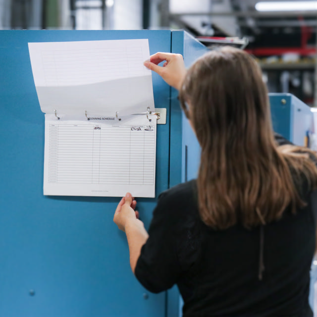 Magnetic 4-Ring Display Support, Aluminium, A4